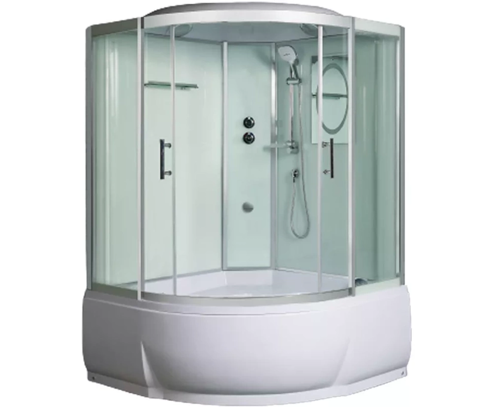 Душевая кабина WeltWasser (ВельтВассер) Emmer 12055-2, с высоким поддоном, 120x120x217