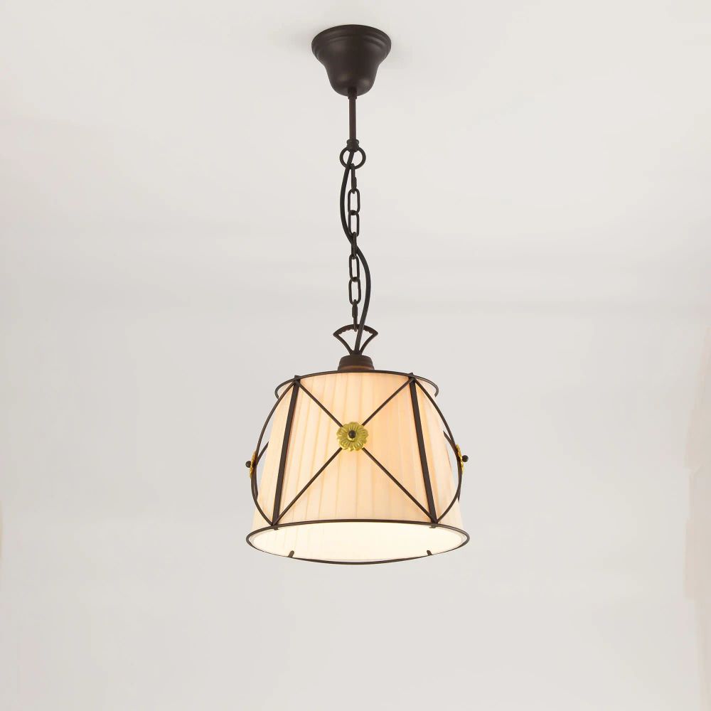 Citilux Дрезден CL409211 Подвесной светильник с бежевым абажуром