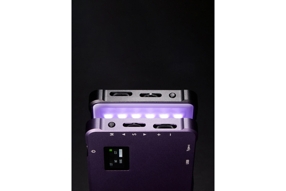 Осветитель светодиодный Raylab RL-LED12RGB-P 2500-9000К фиолетовый