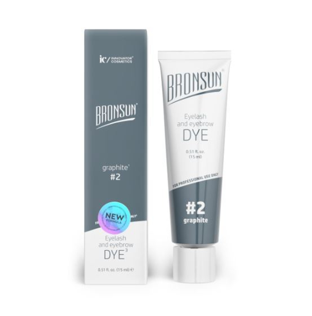 Bronsun Краска для бровей NEW FORMULA, 15 мл