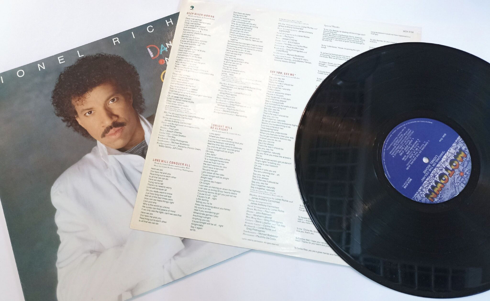 Винтажная виниловая пластинка LP Lionel Richie Dancing On The Ceiling (Canada 1986)