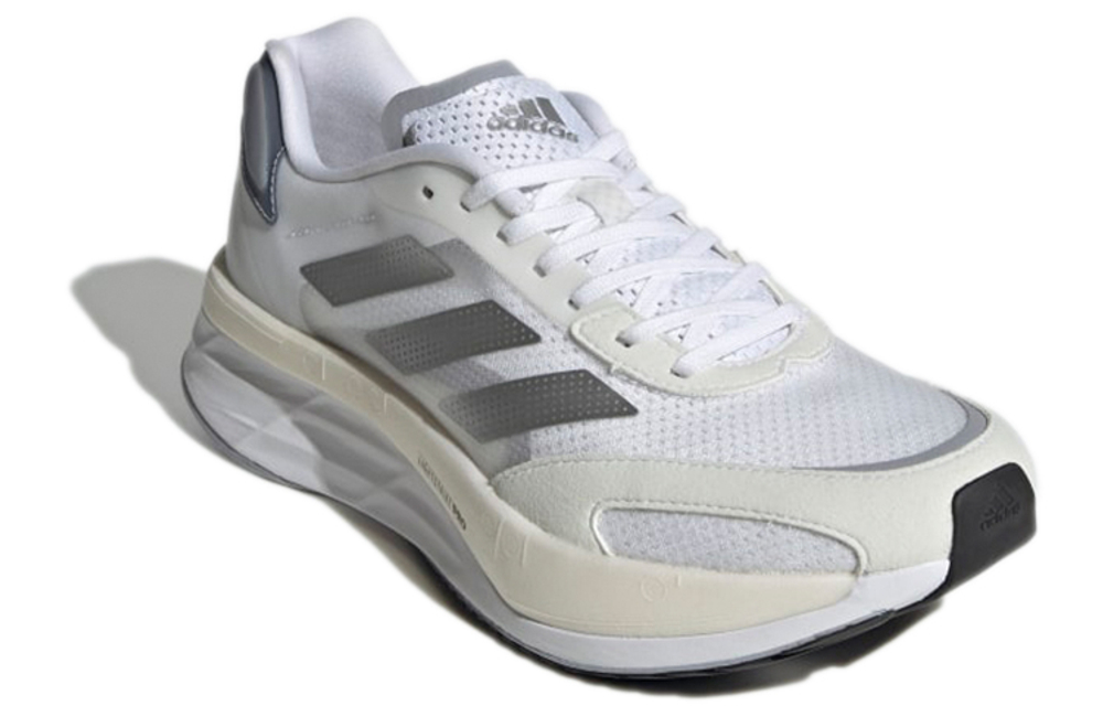 Adidas Adizero Boston 10 "White Silver Metallic" Women"s