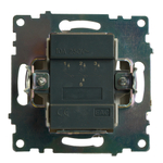 Выключатель 3-клавишный (механизм), 250В, 10А, серия Катрин, графит, GLS10-7108-06 49415