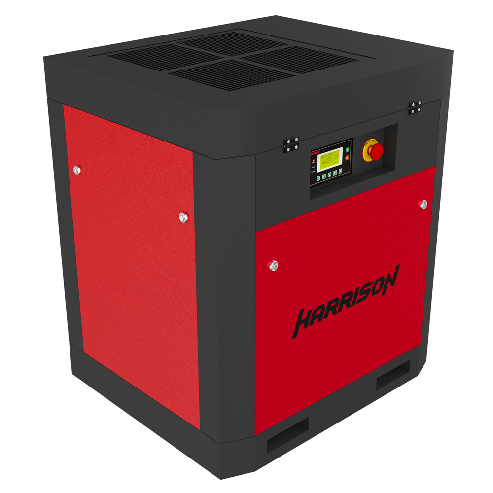 HRS-941300 Винтовой компрессор с ременным приводом Harrison: 1300 л/мин, 10 бар, 11 кВт