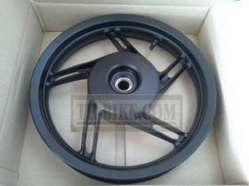 42650-KWN-900ZA. WHEEL SUB ASSY., RR. *NH303M*. rear wheel Honda PCX. (NH303M MAT AXIS GRAY METALLIC)