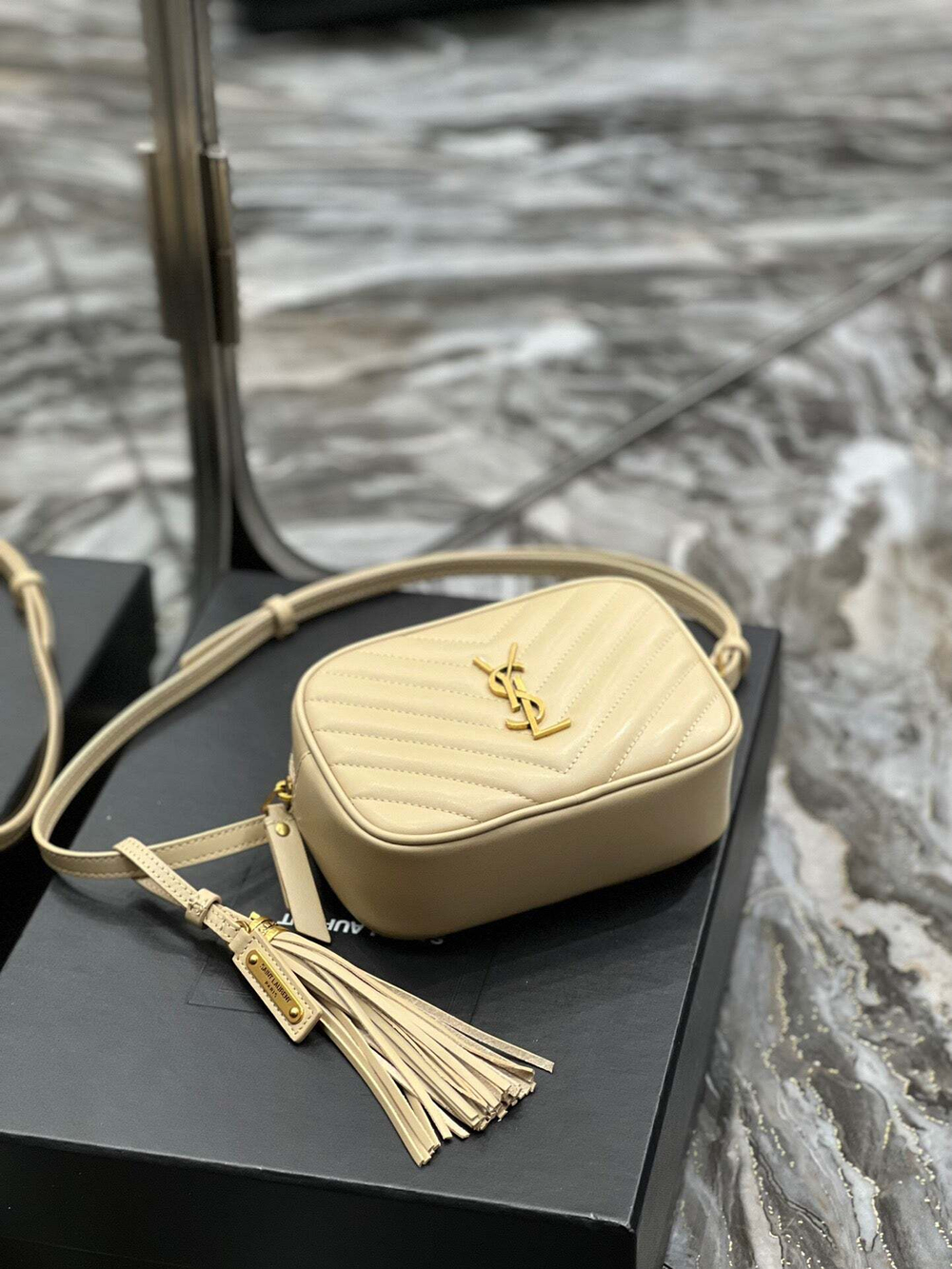 Yves Saint Laurent Lou Camera Belt Bag 16 cm