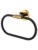 Кольцо для полотенец WONZON & WOGHAND MAJESTIC, Черный/Золото (WW-9213)