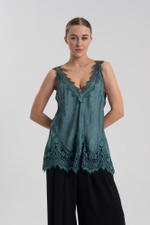 Топ с кружевом