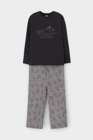 пижама  для мальчика  К 1600/графит,дино друзья