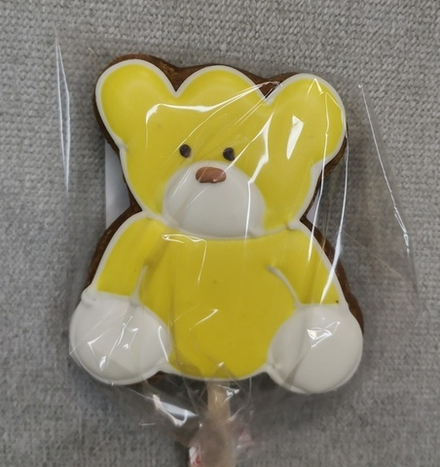 Пряник имбирный "Медвежонок желтый", 40 г