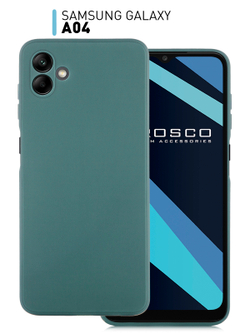 Чехол ROSCO для Samsung Galaxy A04 (арт. SS-A04-COLOURFUL-DARKGREEN)