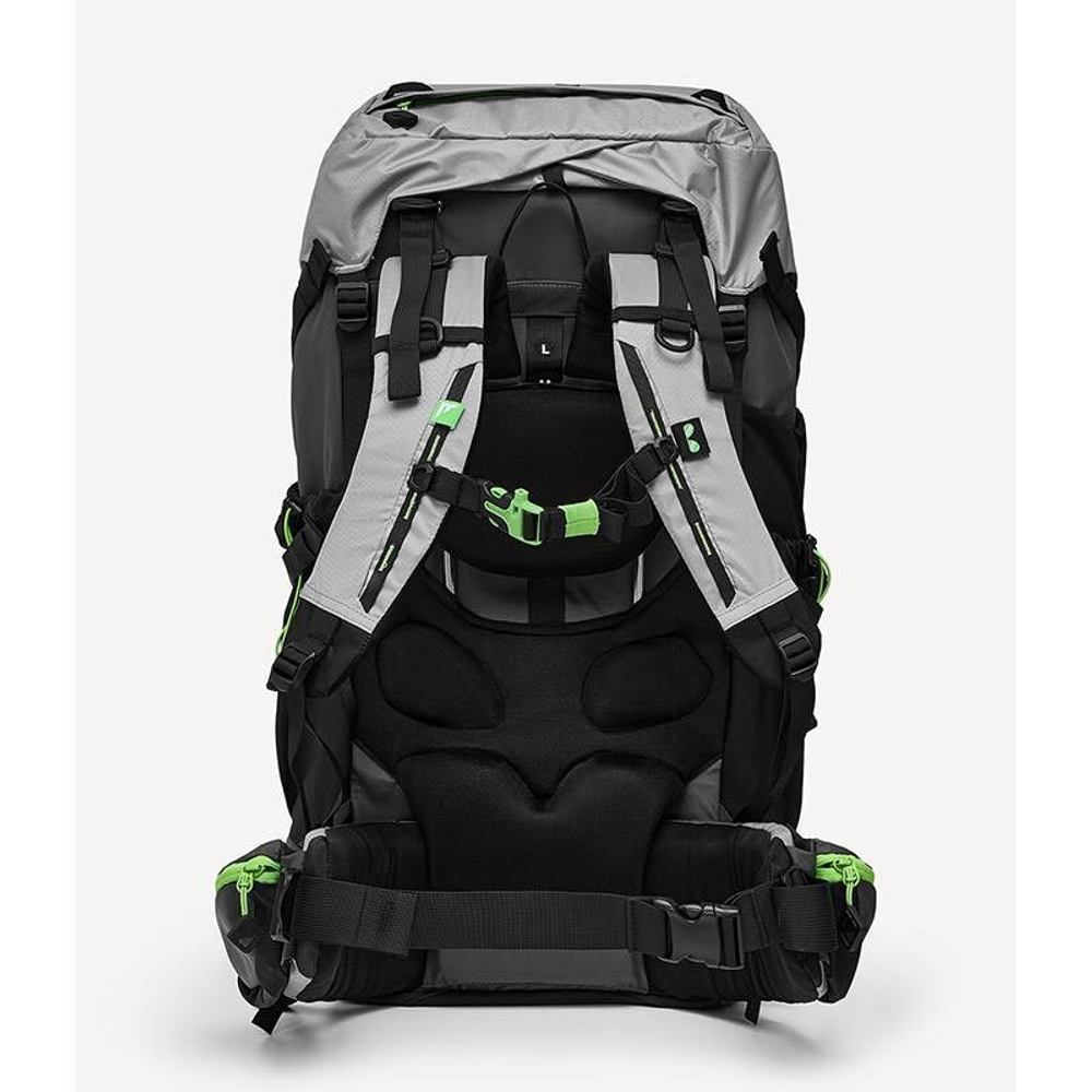 Рюкзак BERGER Hiking Ascent 55+10 л, серый