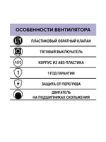 Вентилятор оконный HPS D178 обр.клапан тяг.выкл. ERA