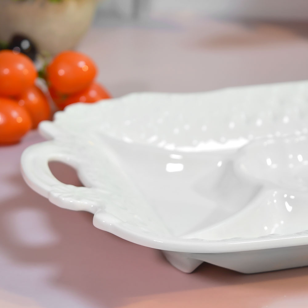 Менажница 5-ти секционная 31,5*31,5см, 8854