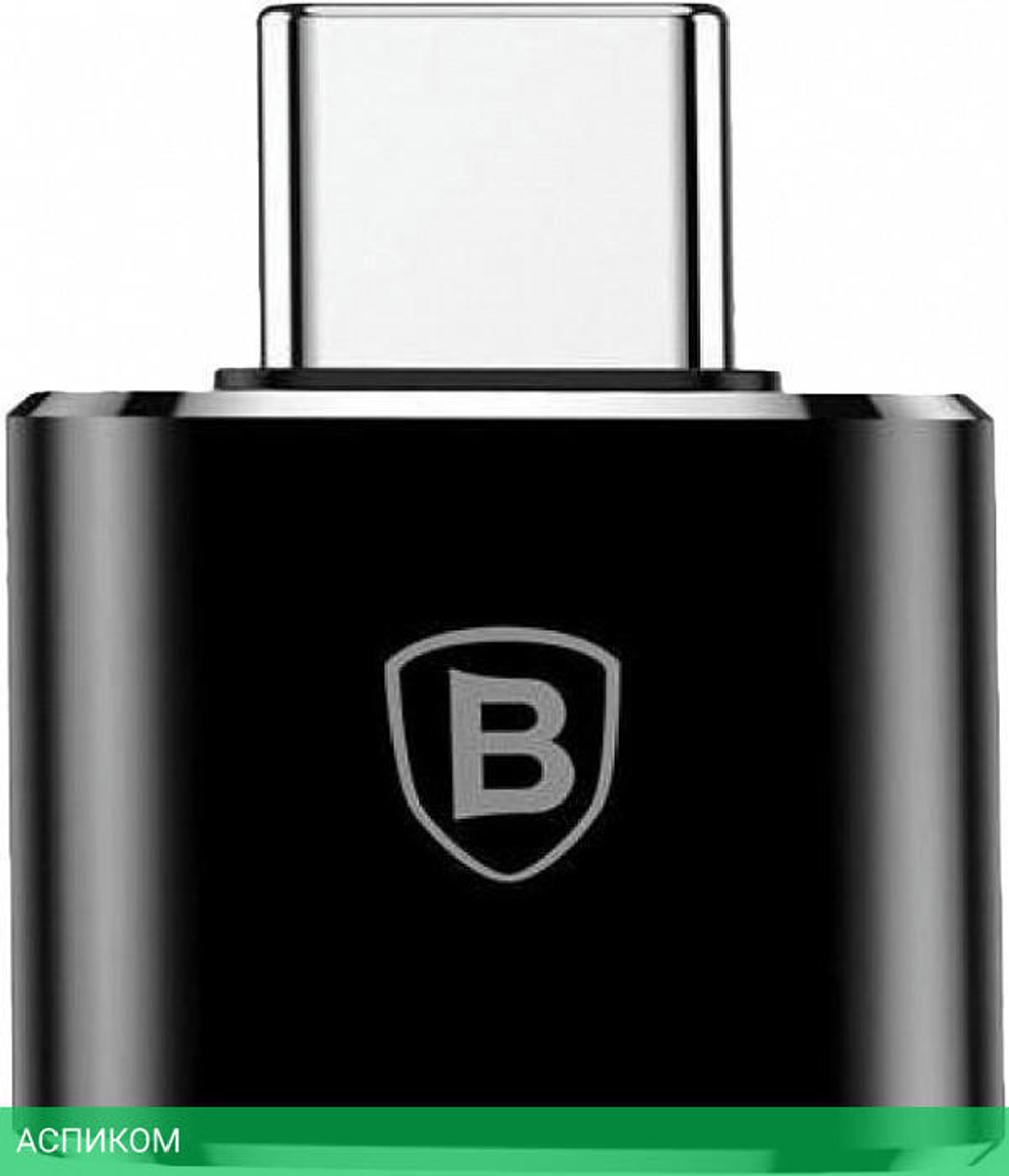 Переходник Baseus Adapter USB-C to USB Black (CATOTG-01)