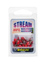 Мормышка Helios вольфрамовая Капля с ушком крашеная муха 4мм 1.10гр 50 (MW-1140F-50)