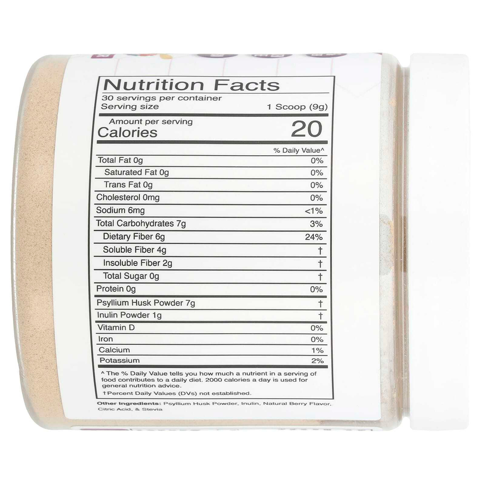 Divine Health, Dr. Coliber MD Fiber Zone, натуральные ягоды, 270 г (9,52 унции)