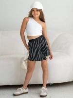 Летний топ для девочки на одно плечо