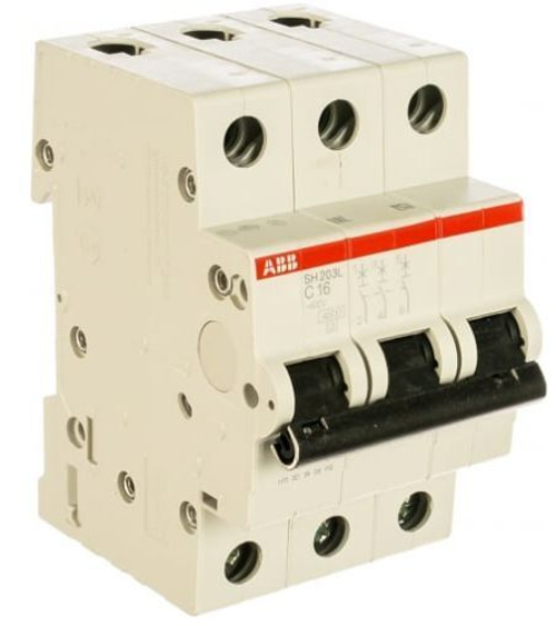 Автоматический модульный выключатель ABB 3п C SH203L 4.5кА 16А 2CDS243001R0164
