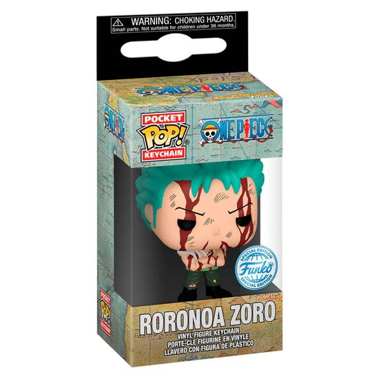 Брелок Funko Pocket POP! One Piece Roronoa Zoro Nothing Happened (Exc) 76880 / Фигурка-брелок Фанко ПОП! по мотивам вселенной "Ван Пис", Ророноа Зоро