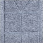 УЦЕНКА-Кресло руководителя Helmi HL-E89 "Blocks" LUX, ткань SY светло-серая, мягкий подлокотник, хром