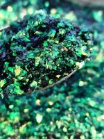 Хлопья - слюда 88706 Малахит хамелеон - для литья изделий и творчества