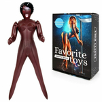 Кукла надувная Шарлиз три отверстия 156 см