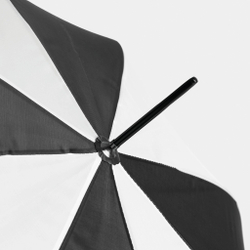 Зонтик- трость DISCO & DANCE Чёрный/Красный