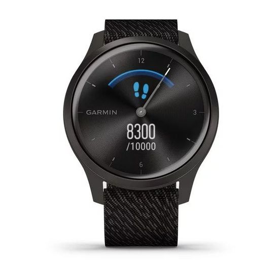 Умные часы Garmin Vívomove Style Gunmetal-Dark Gray, Fabric 010-02240-23