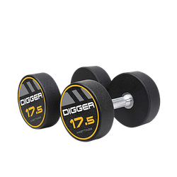 Комплект полиуретановых гантелей 10 пар от 2,5 до 25 кг Hasttings Digger HD51D4C-2,5-25