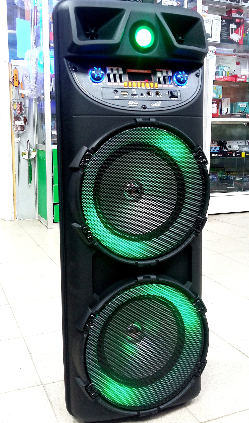 Напольная колонка Sing-e ZQS-10205 (10"40W/6A+бесп.микрофон)