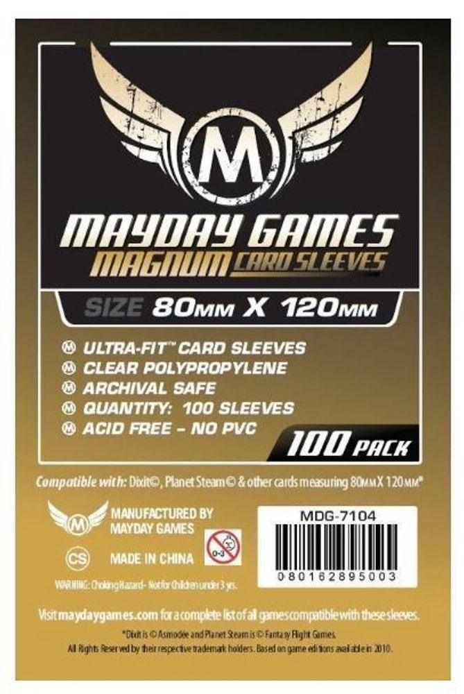 Протекторы для настольных игр Mayday Magnum Dixit (80x120) - 100 штук
