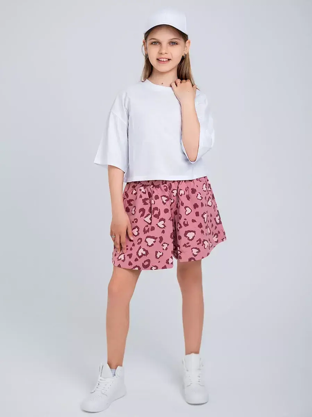 Шорты юбка для девочки, плотные