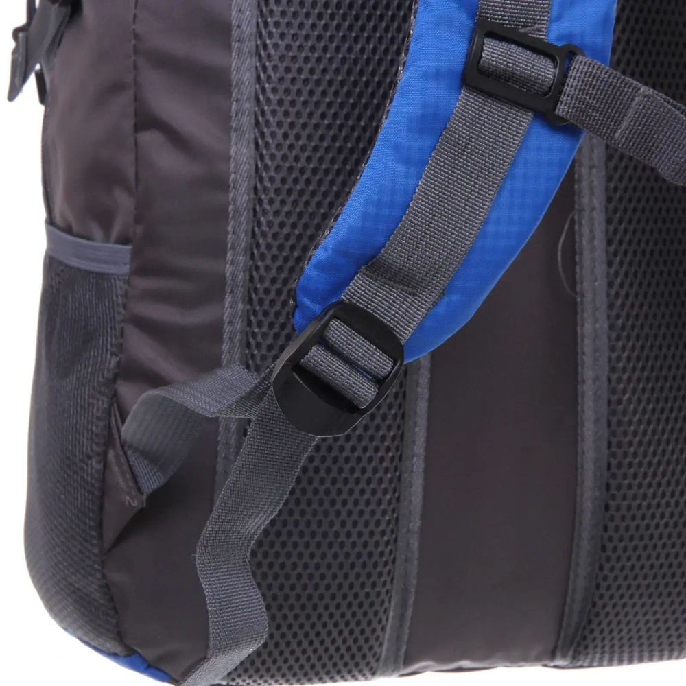 Рюкзак туристический 35л, цвет сине-серый 22002