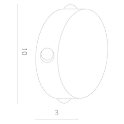 Настенный светильник Arte Lamp A1525AP-1WH