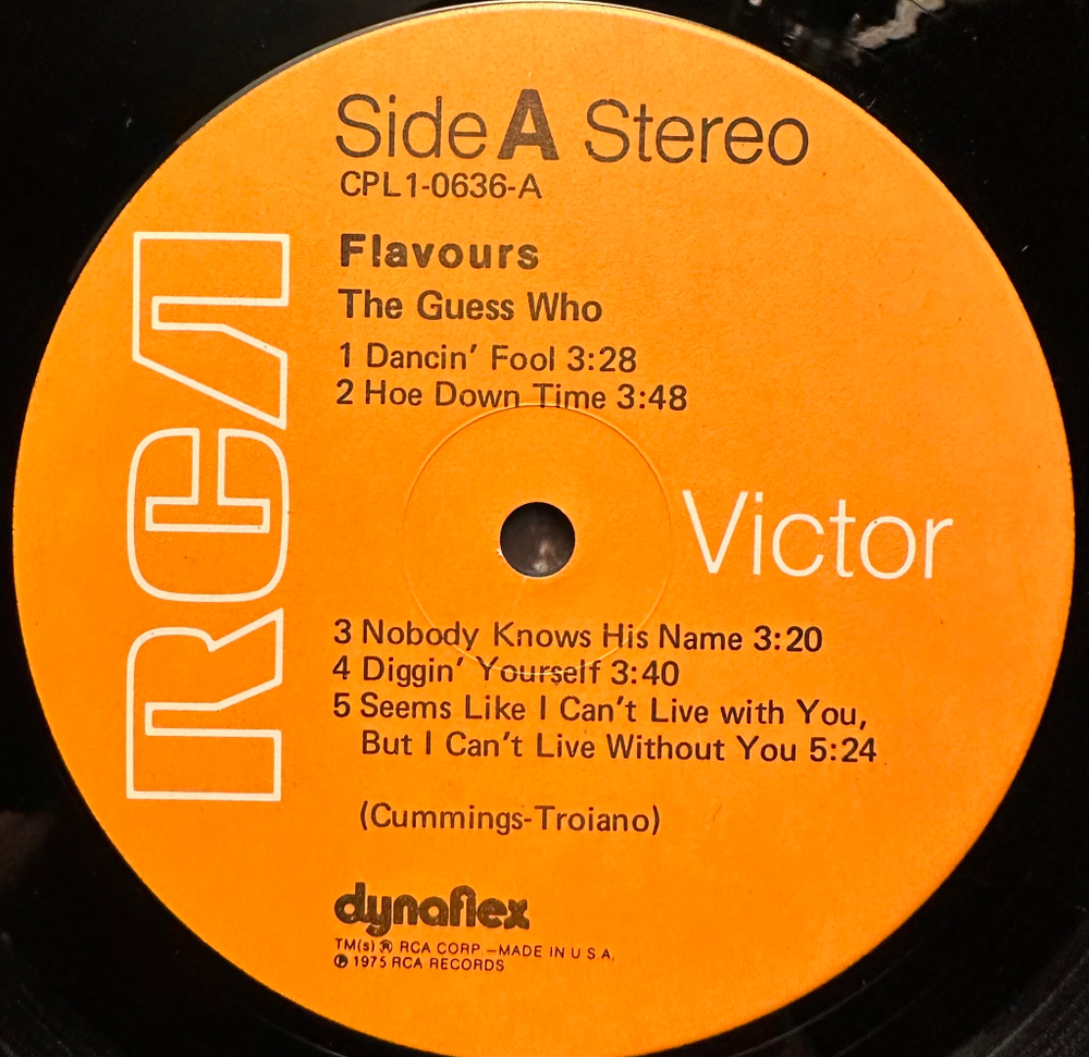 The Guess Who - Flavours (США 1974г.)