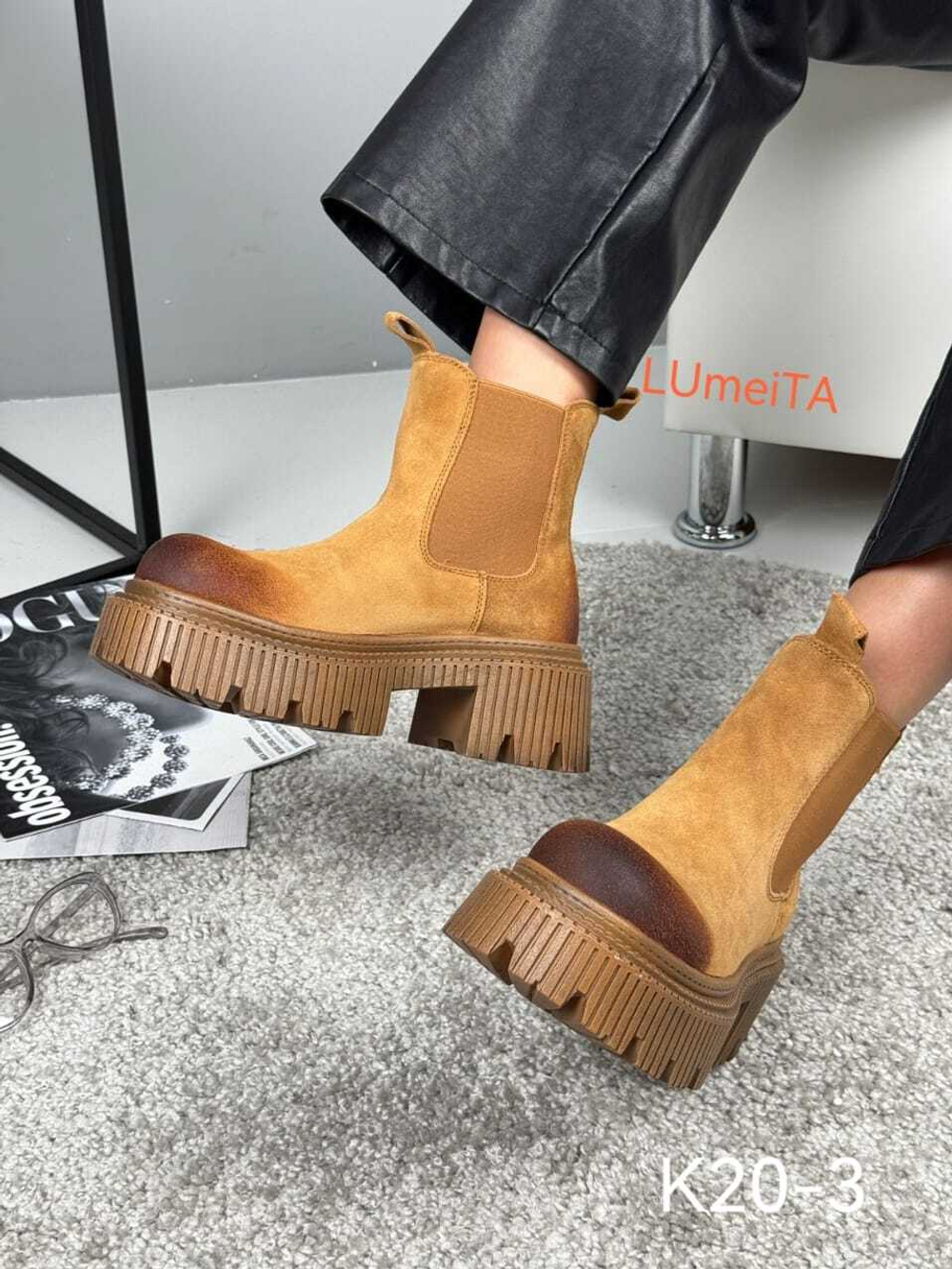 Ботинки нат. кожа по 6 пар (36-40)р./ 20-3