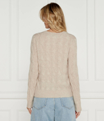 Хлопковый свитер Tommy Hilfiger - кремовый(WW0WW43586)