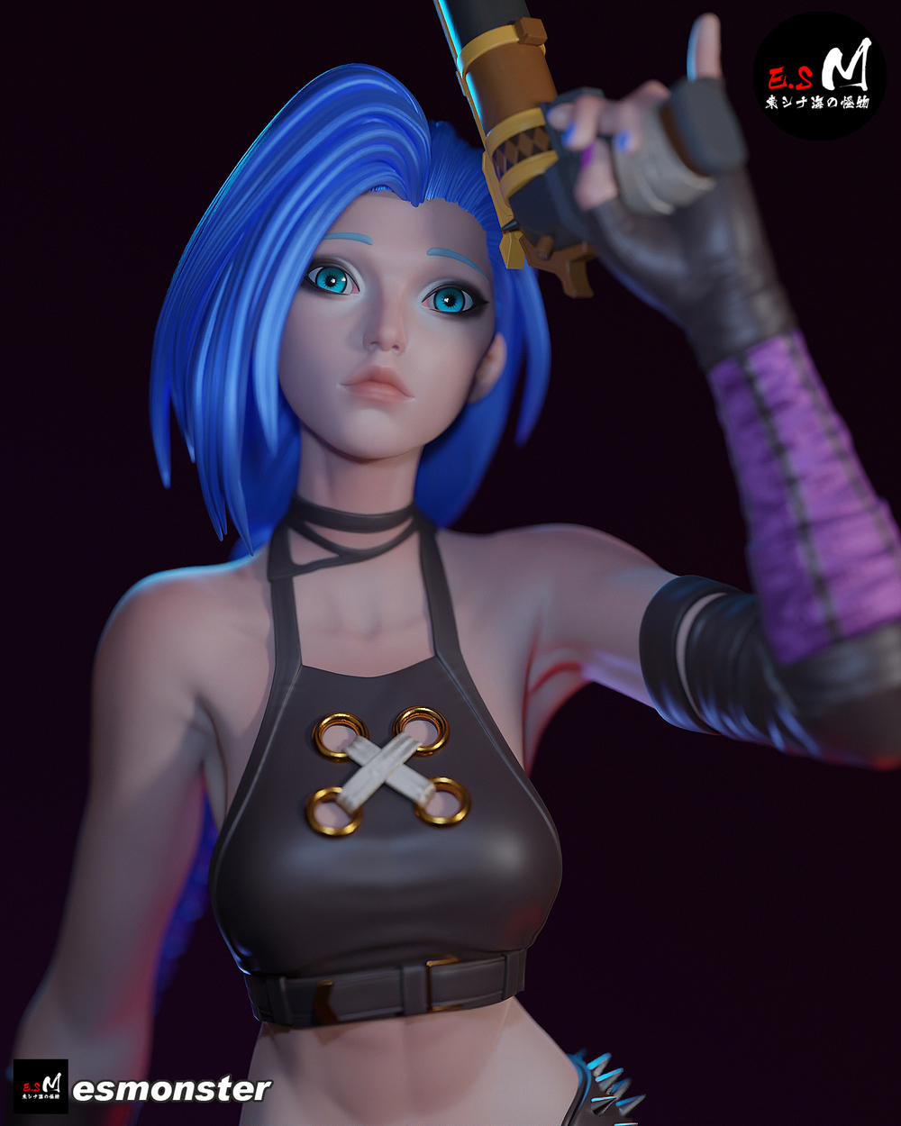 Фигуркаел Джинкс Лига легенд Jinx League of Legends