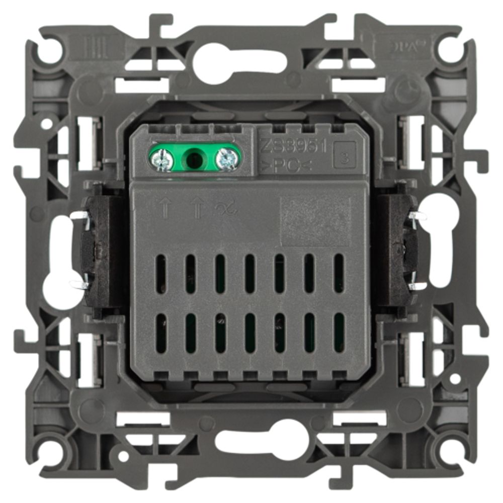 Светорегулятор ЭРА Серия 12 12-4101-01М поворотно-нажимной, 400ВА 230В, белый матовый