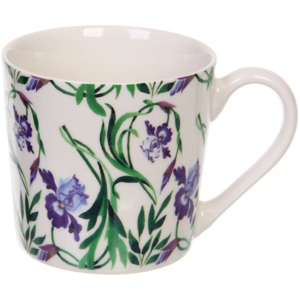 Кружка керамическая 370мл «Цветы» , микс рисунков