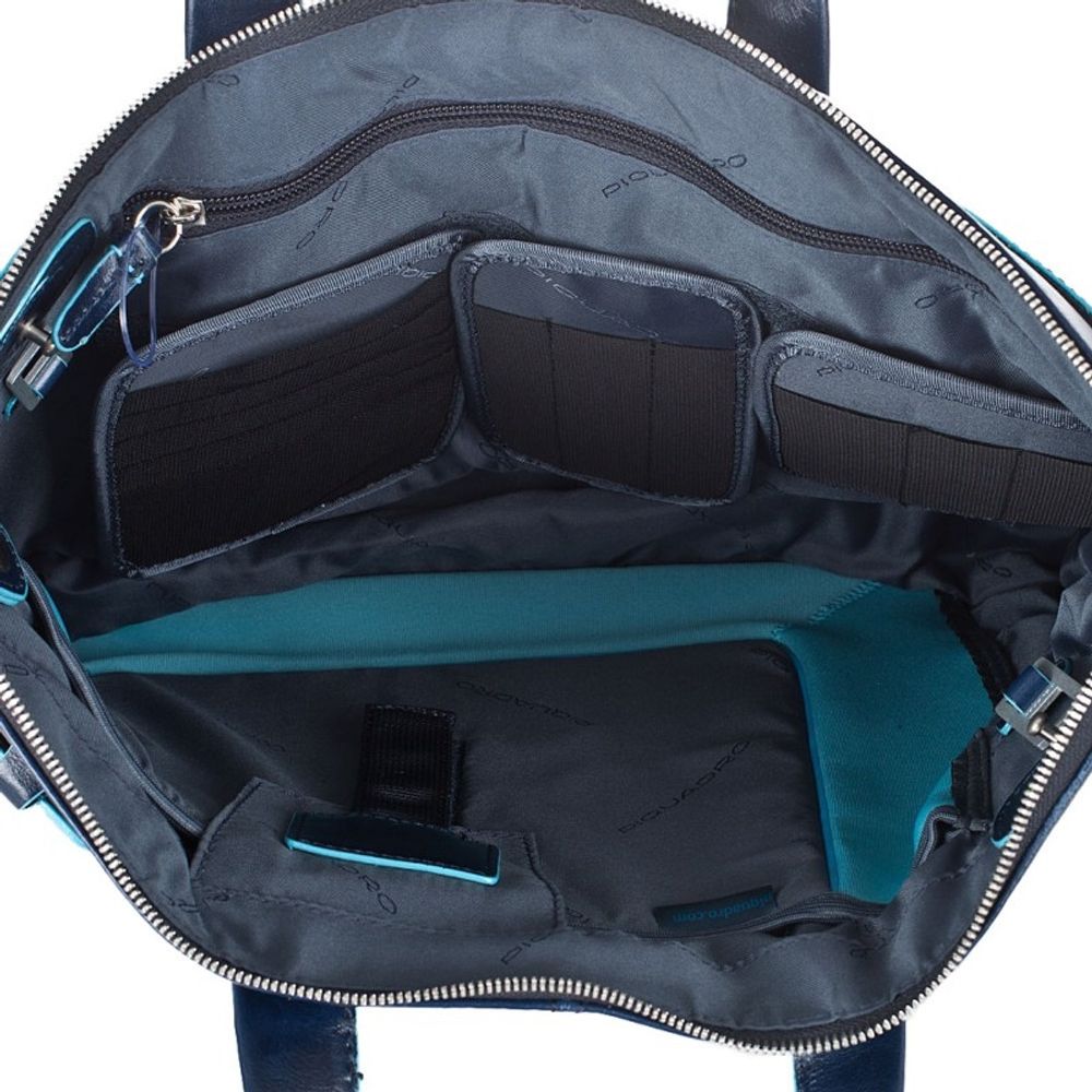 Сумка мужская Piquadro Blue Square синий  (CA1618B2/BLU2)