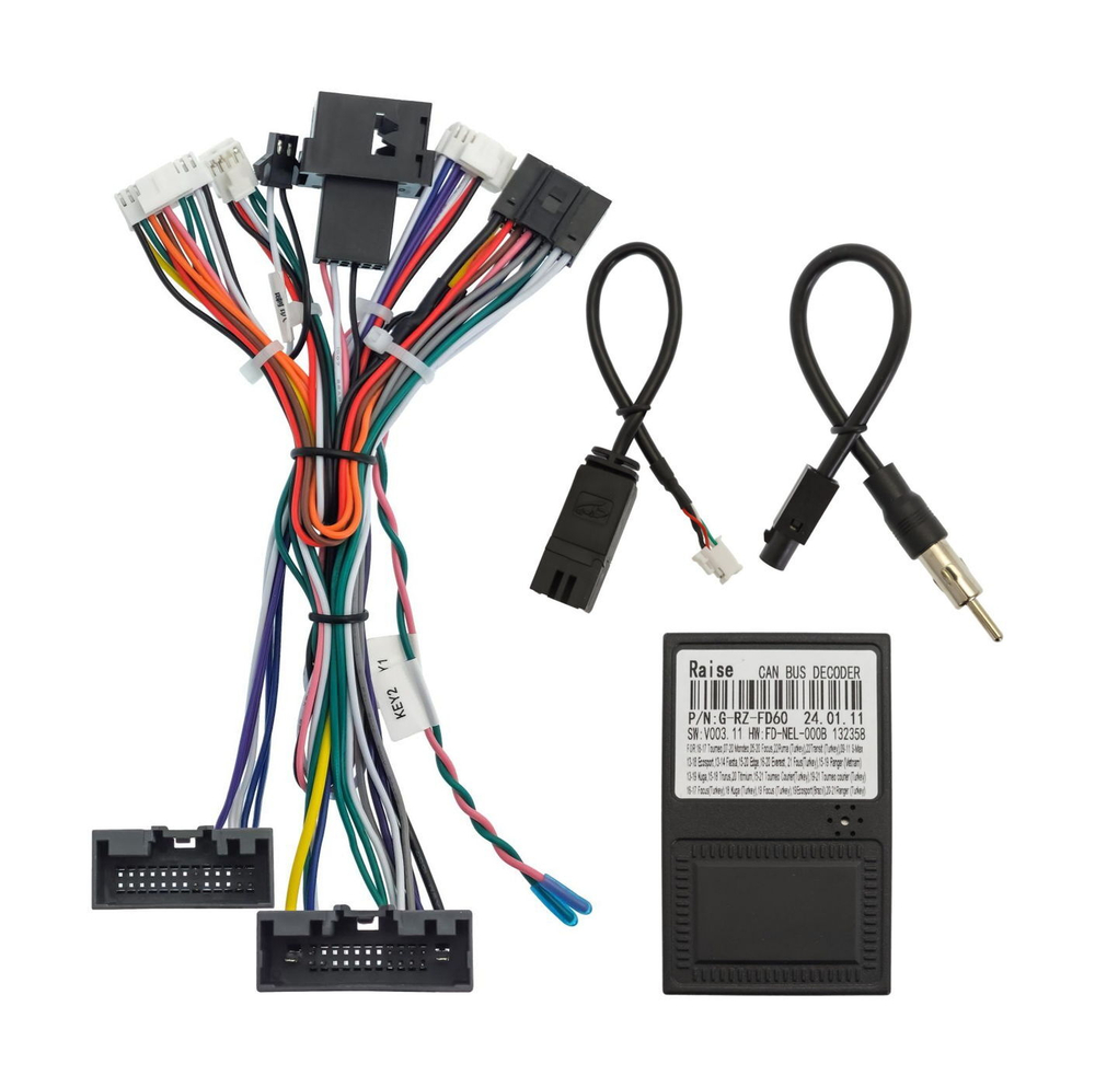 Комплект рамки с разъёмами 9"+can Ford Ecosport 2014-2018 - Car-Smart 7026