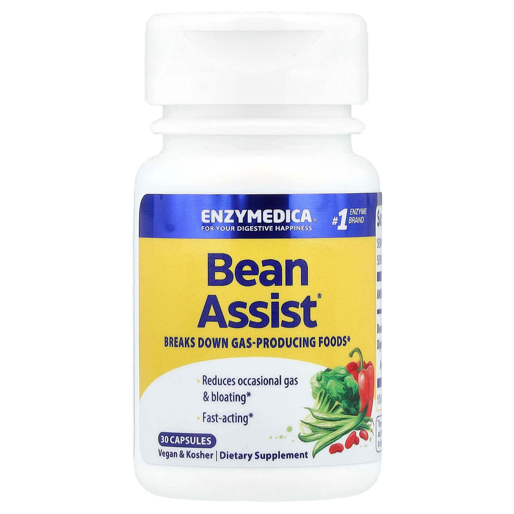 Enzymedica, BeanAssist®, 30 капсул