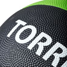 Медбол TORRES AL00224, 4кг., черно-зеленый