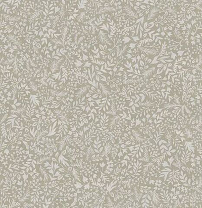 Мелкораппортный растительный дизайн с листьями