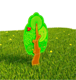 Уличный игровой развивающий тактильный топиарий Дерево