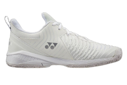 Женские теннисные кроссовки Yonex Power Cushion Sonicage 3 - white/silver