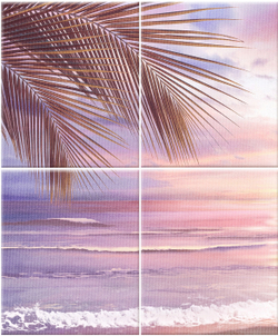 Панель ПВХ 3D Прибой рисунок 2700х250 мм