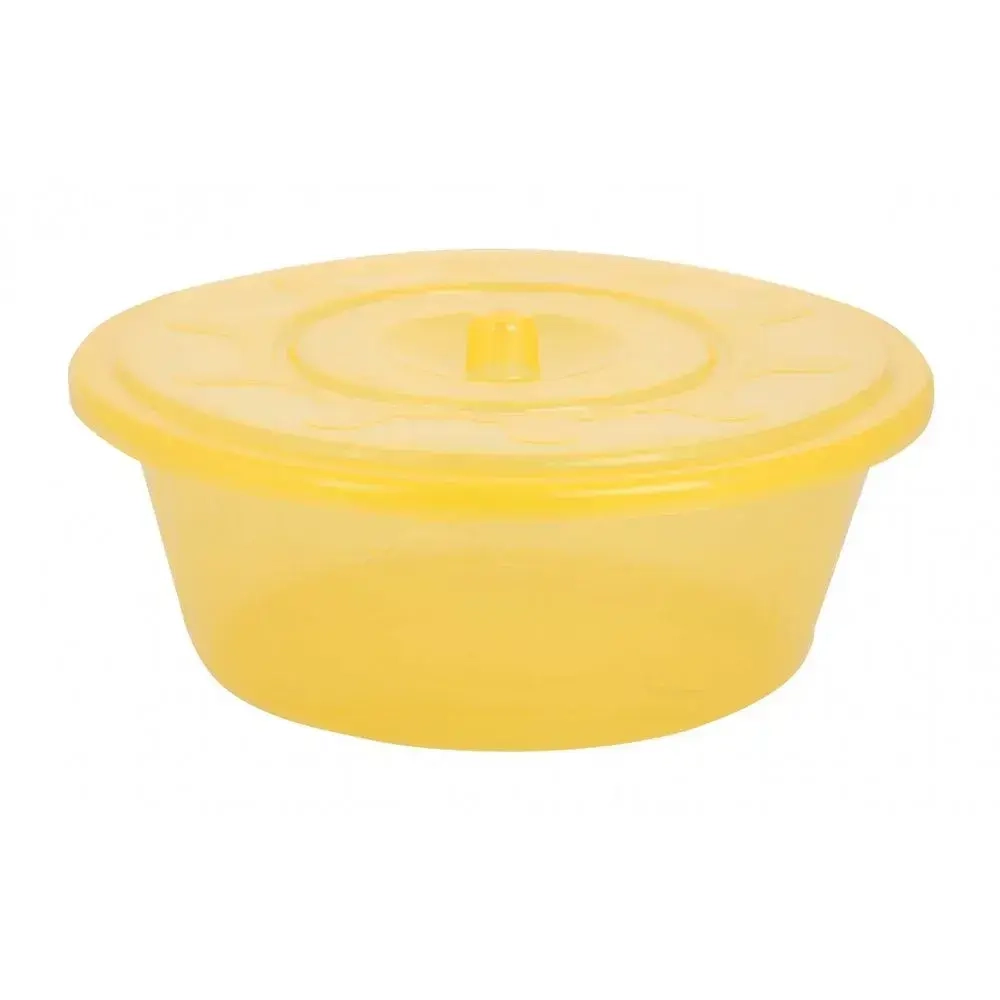 Таз Хозяюшка 10л (с крышкой) (комплект 10 шт)